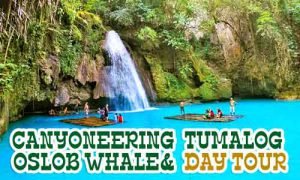 kawasan canyoneering oslob whale tumalog falls